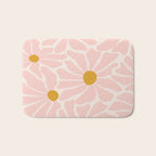 Big Groovy Flower - Light Pink Pastel Bath Mat Gallery Image 1