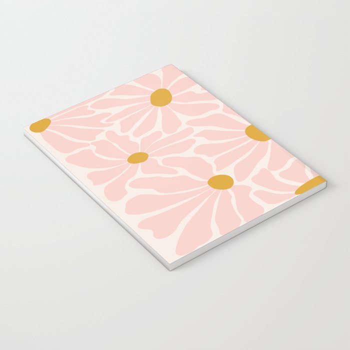 Big Groovy Flower - Light Pink Pastel Notebook Gallery Image 3
