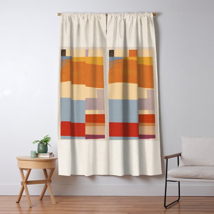 Minimal Abstraction Window Curtain Gallery Image 5