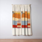 Minimal Abstraction Window Curtain Gallery Image 3