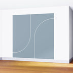 Modern Minimal Line Abstract XIII Wall Mural Gallery Image 2