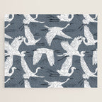 Soaring Wings - Steel Blue Grey Jigsaw Puzzle Gallery Image 1