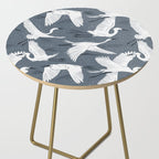 Soaring Wings - Steel Blue Grey Side Table Gallery Image 2