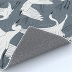 Soaring Wings - Steel Blue Grey Rug Gallery Image 4