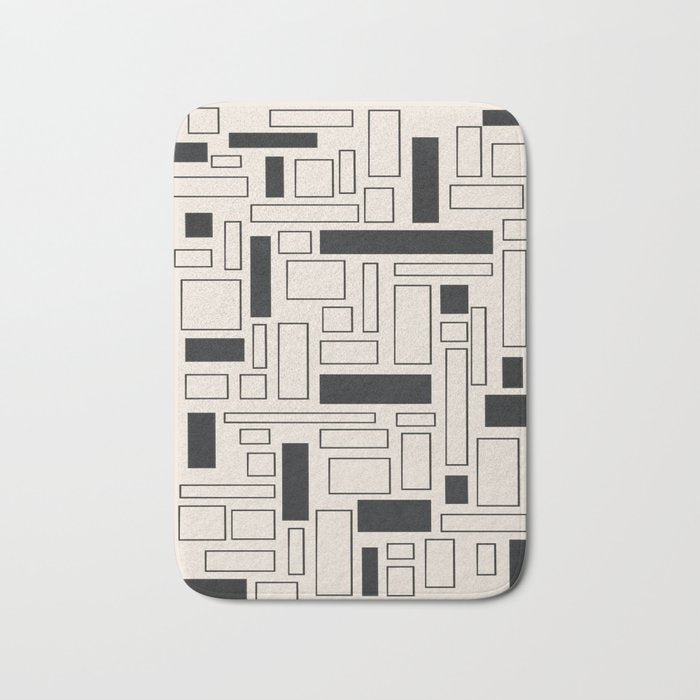 Lines in Motion 1 Bath Mat Gallery Image 1