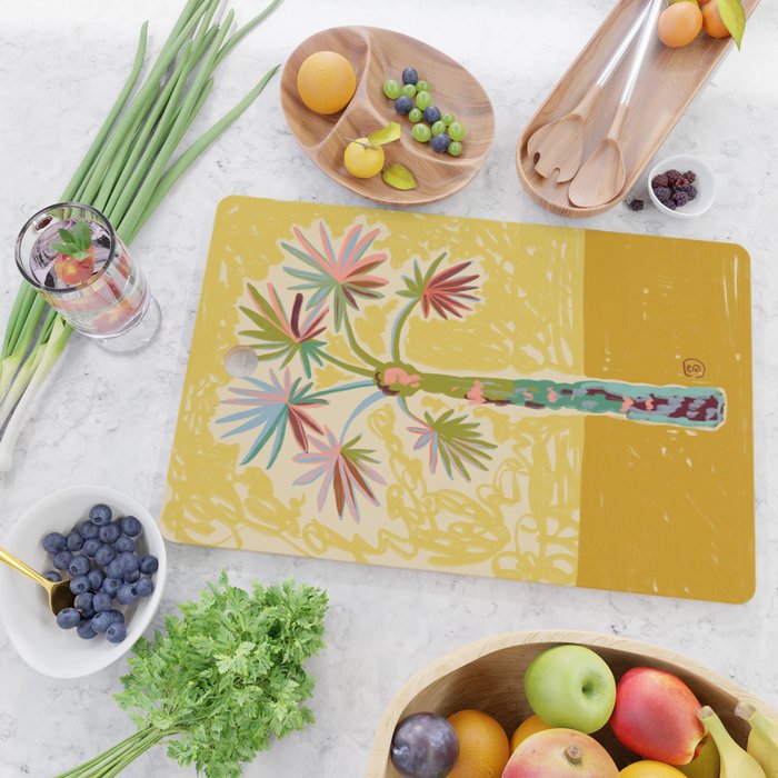 PALM TREE IN THE SUN Cutting Board Gallery Image 2