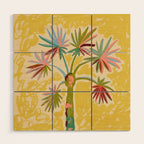 PALM TREE IN THE SUN Wood Wall Art Gallery Image 1