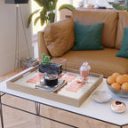 These Are The Good Old Days (Pink Orange) Serving Tray Gallery Image 2