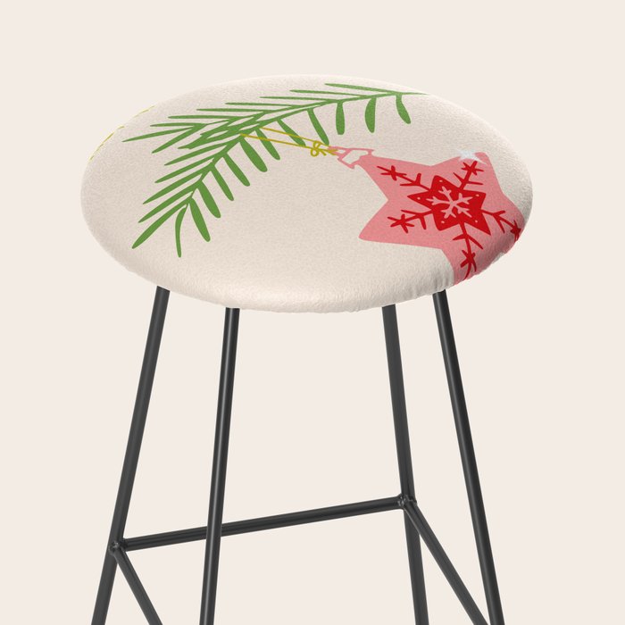 Cheerful twinkle Christmas star Stool Gallery Image 2