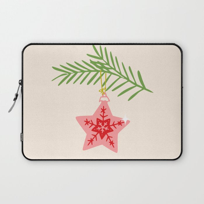 Cheerful twinkle Christmas star Laptop Sleeve Gallery Image 1