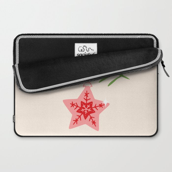 Cheerful twinkle Christmas star Laptop Sleeve Gallery Image 2