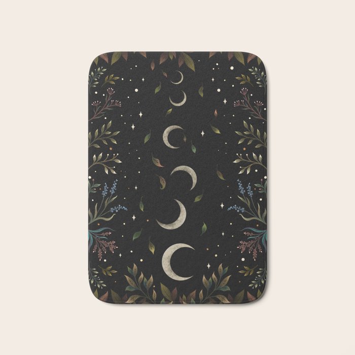 Crescent Moon Garden Bath Mat Gallery Image 1