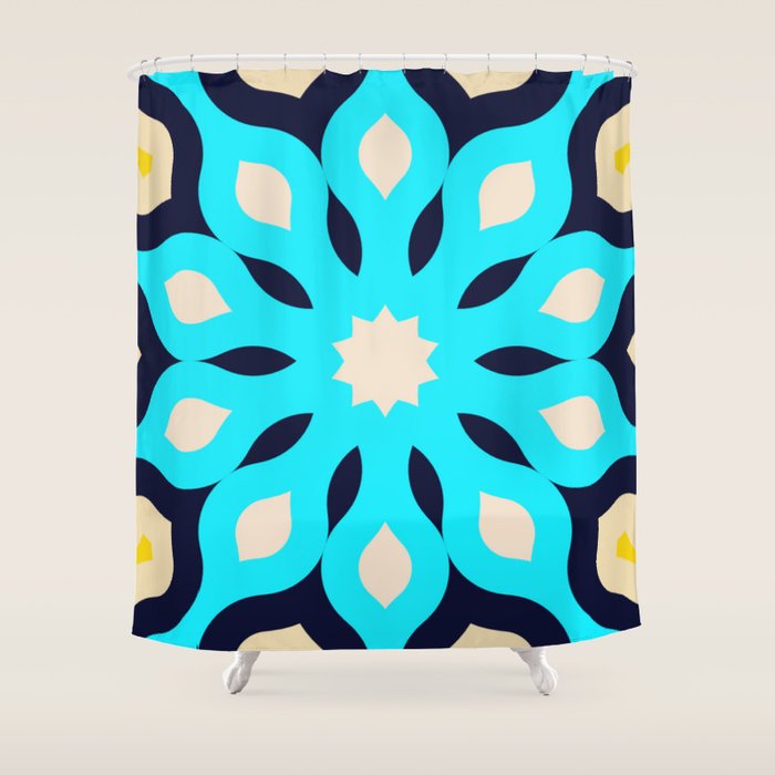 Power of Blue Lotus Shower Curtain Gallery Image 1