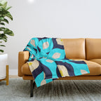 Power of Blue Lotus Throw Blanket Gallery Image 1