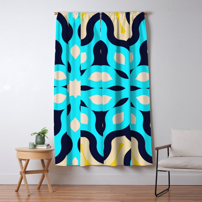 Power of Blue Lotus Window Curtain Gallery Image 5