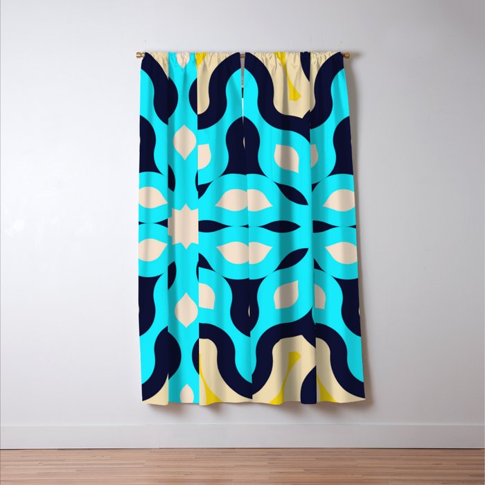 Power of Blue Lotus Window Curtain Gallery Image 3
