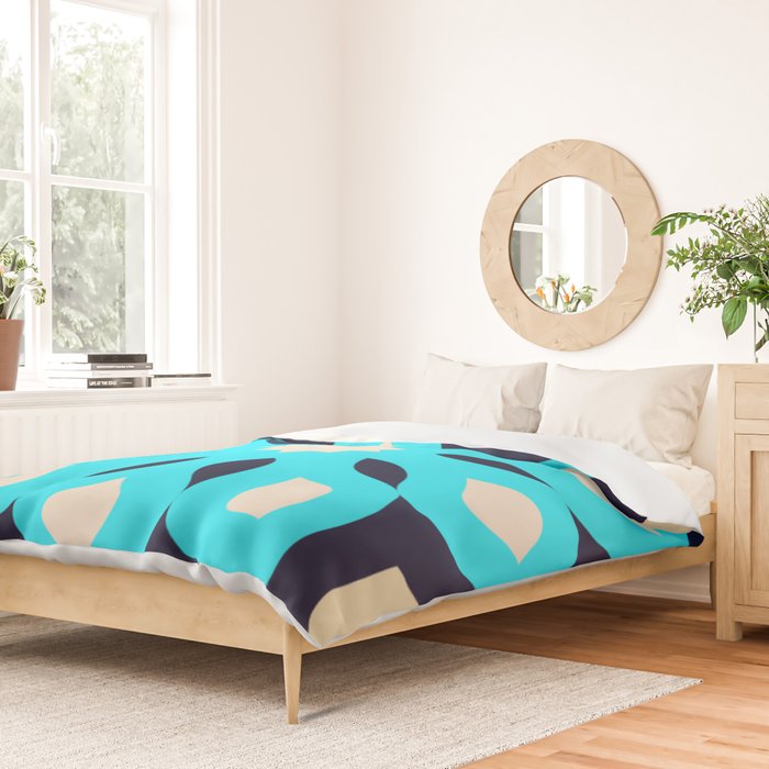 Power of Blue Lotus Duvet Cover Gallery Image 2