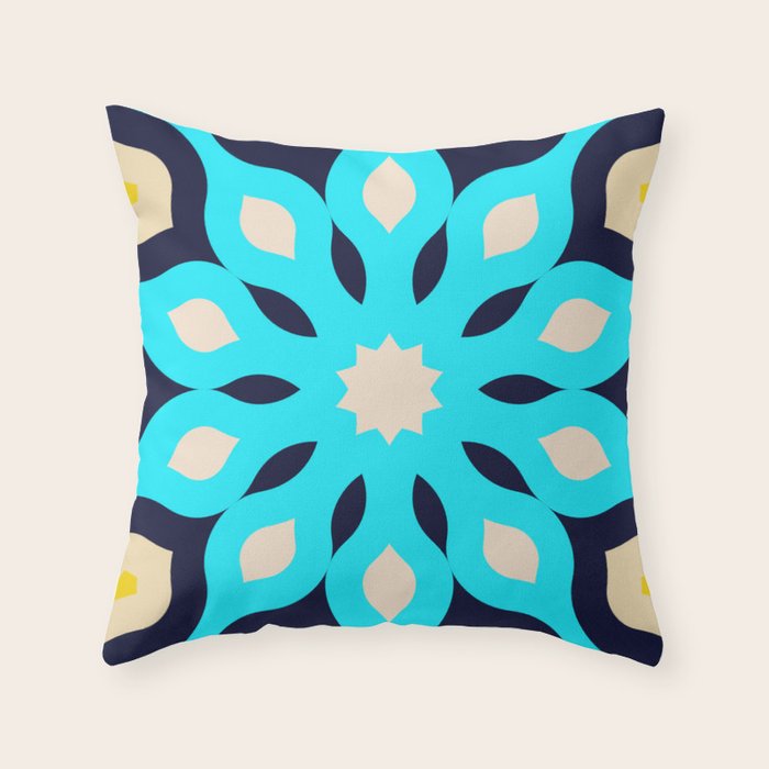 Power of Blue Lotus Throw Pillow Gallery Image 6