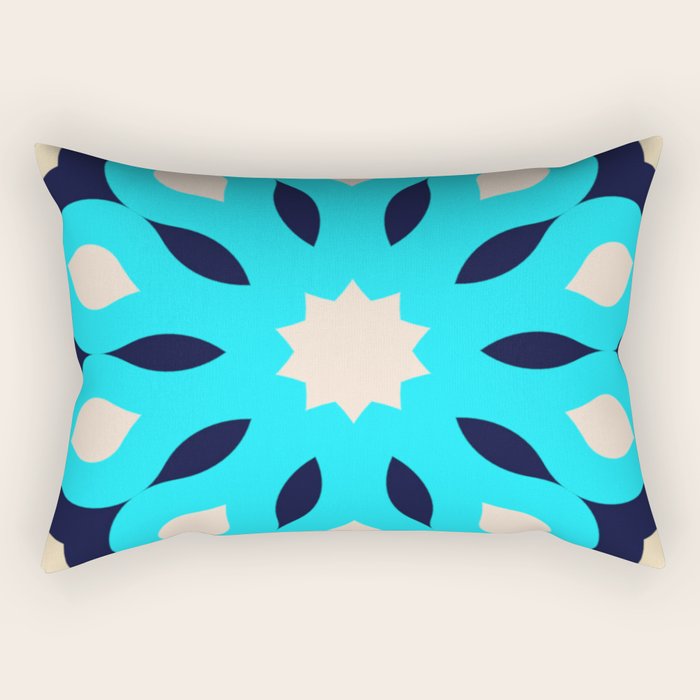 Power of Blue Lotus Rectangular Pillow Gallery Image 2