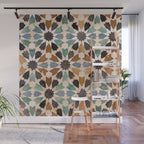 Mosaic Tiles Alhambra, Granada Spain Wall Mural Gallery Image 1