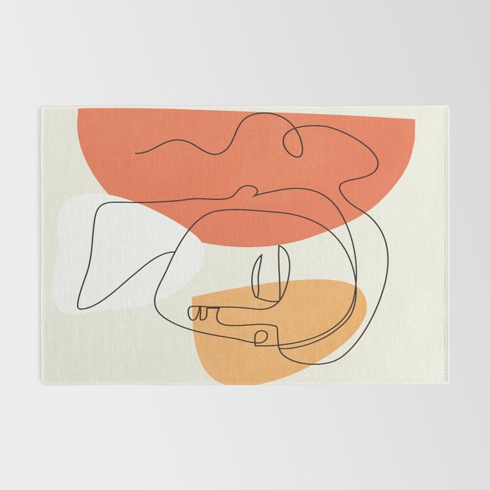 Abstract Face 24 Rug Gallery Image 2