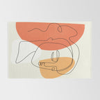 Abstract Face 24 Rug Gallery Image 2