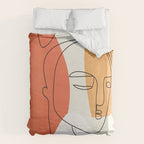 Abstract Face 24 Duvet Cover Gallery Image 6