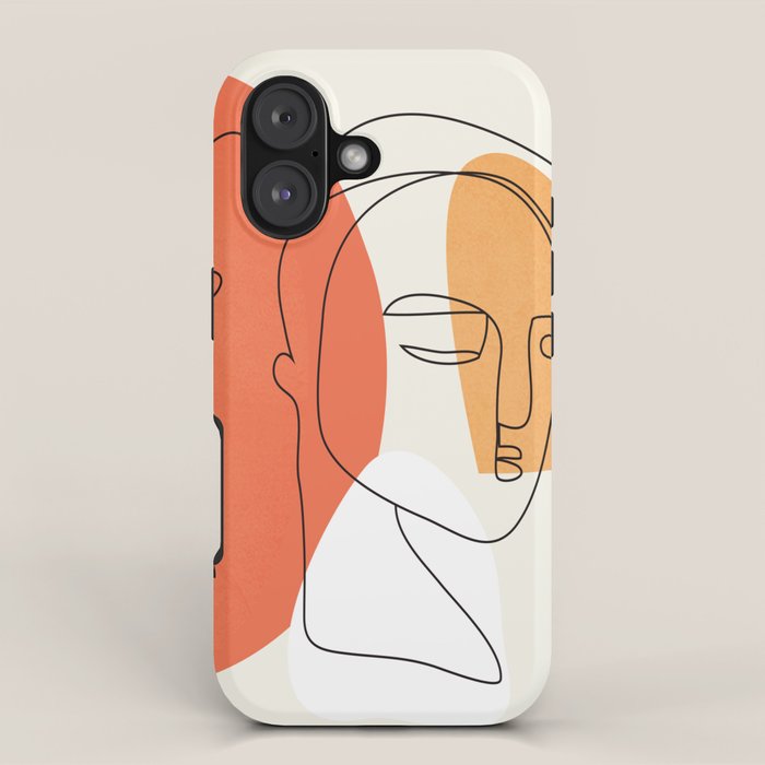 Abstract Face 24 iPhone Case Gallery Image 1