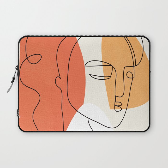 Abstract Face 24 Laptop Sleeve Gallery Image 1