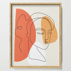 Abstract Face 24 Serving Tray Gallery Image 1