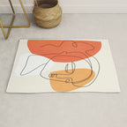 Abstract Face 24 Rug Gallery Image 1