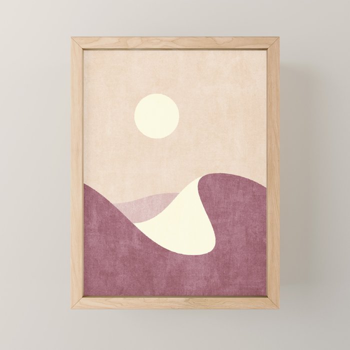 LANDSHAPES / Desert - Day Mini Art Print Gallery Image 1