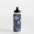 Dark abstract tropical leaves D1 Water Bottle Gallery Image 3