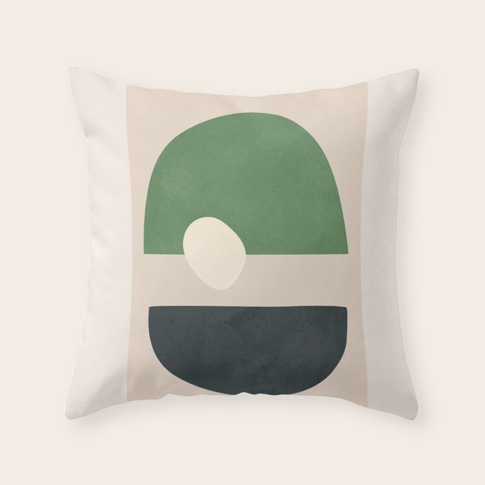 Floating Abstraction 6 Throw Pillow Gallery Image 1