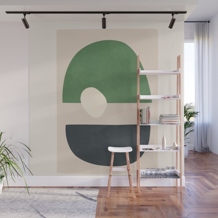 Floating Abstraction 6 Wall Mural Gallery Image 1