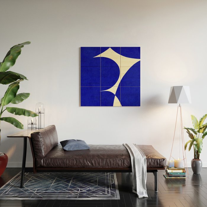 Abstract M09 Wood Wall Art Gallery Image 2
