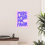 More Amor por favor - brush typography love quote Poster Gallery Image 2