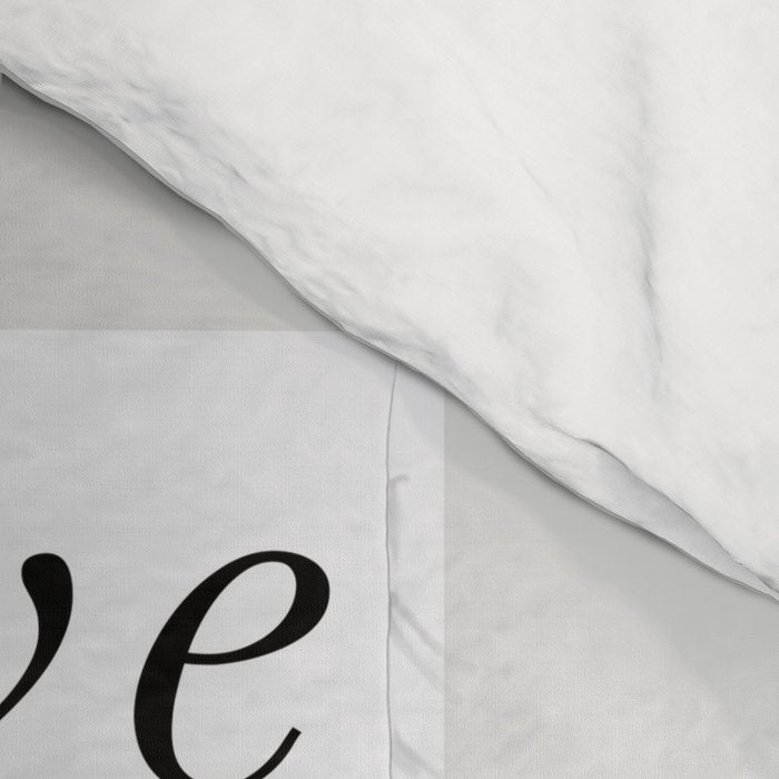 I Have to Be Successful Because I Like Expensive Things monochrome typography home wall decor Comforter Gallery Image 4