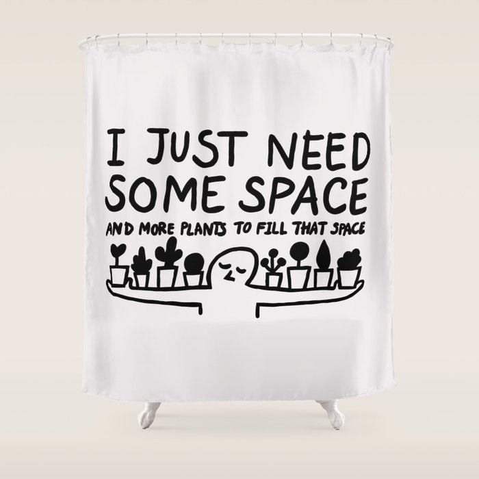 Plant problem Shower Curtain Gallery Image 1