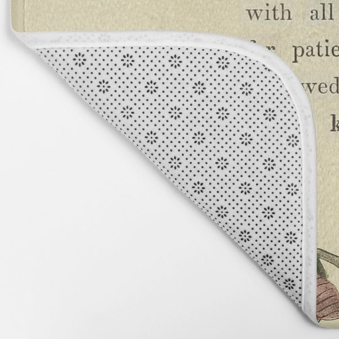 Bird Divinations: Dwarf Thrush (about: almanacofbirds.org) Bath Mat Gallery Image 2