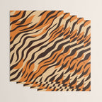 Tiger stripe animal print art pattern Wrapping Paper Gallery Image 3