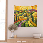 Eternal Tuscany Wall Tapestry Gallery Image 2