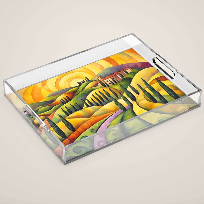 Eternal Tuscany Acrylic Tray Gallery Image 1