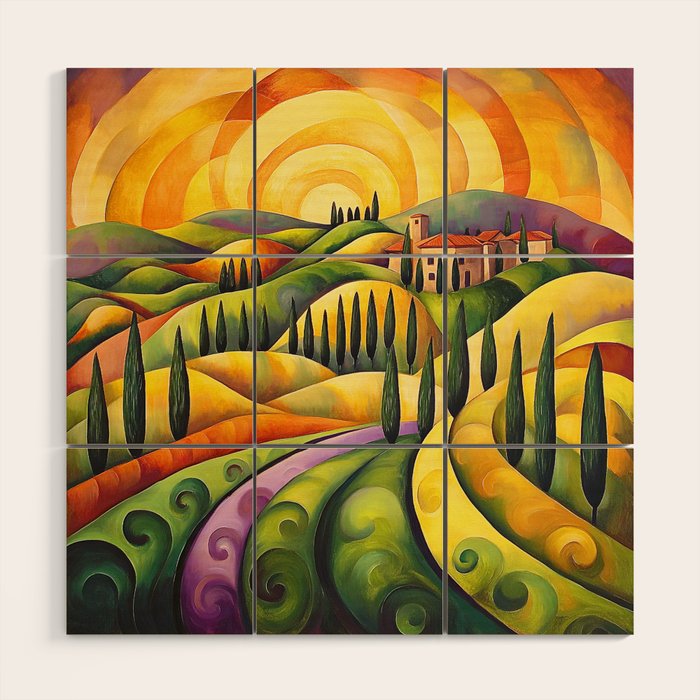 Eternal Tuscany Wood Wall Art Gallery Image 1