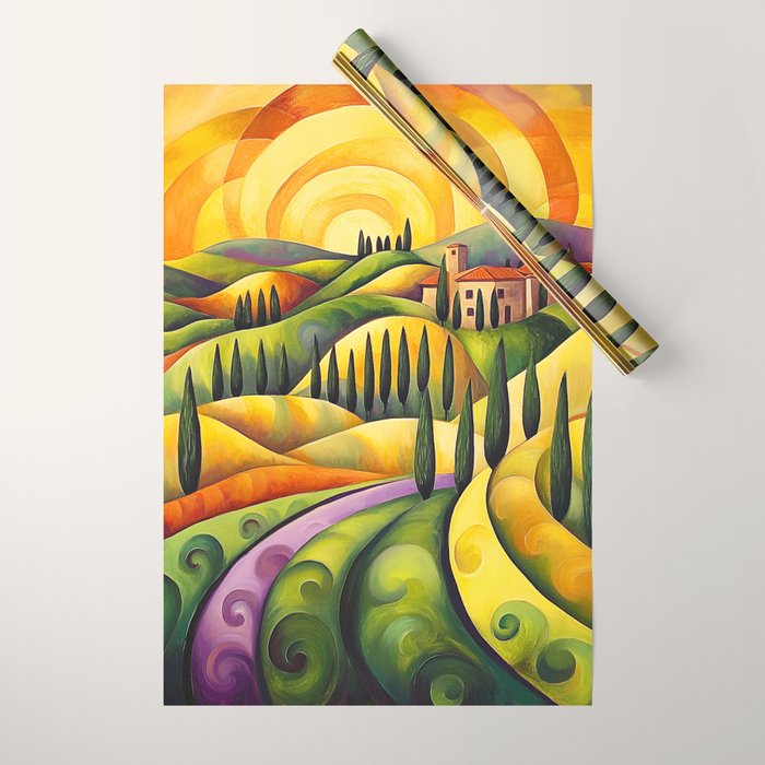 Eternal Tuscany Wrapping Paper Gallery Image 1