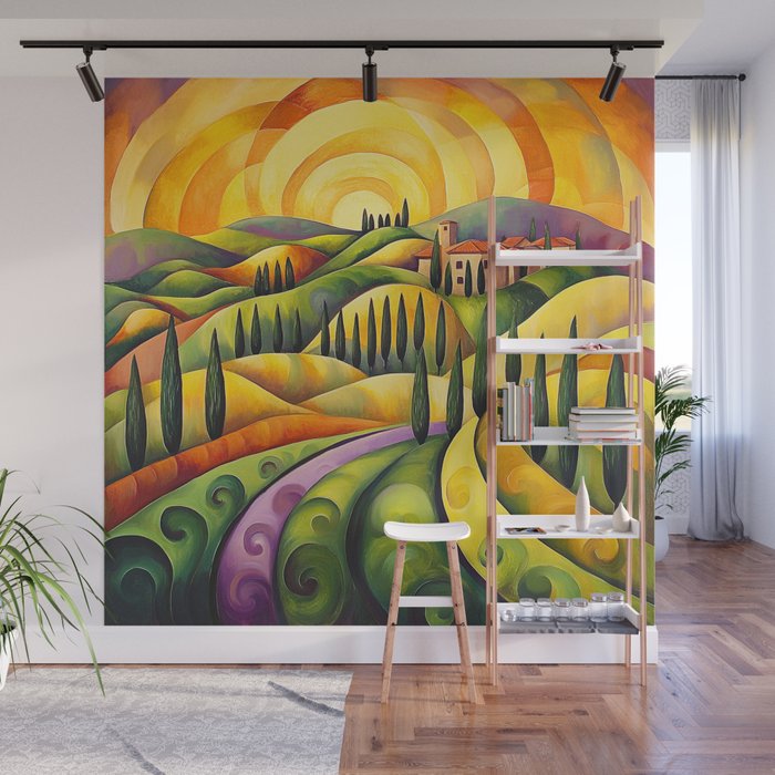 Eternal Tuscany Wall Mural Gallery Image 1