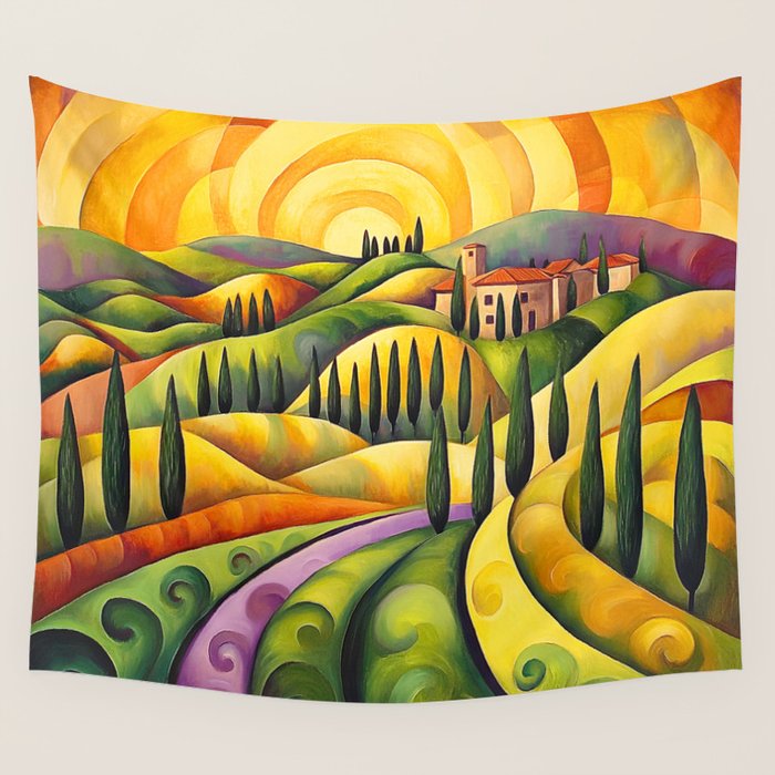 Eternal Tuscany Wall Tapestry Gallery Image 1