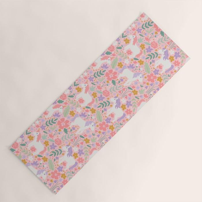 Unicorn Garden Yoga Mat Gallery Image 1