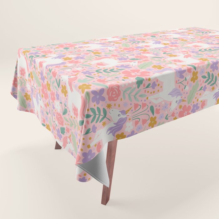 Unicorn Garden Tablecloth Gallery Image 1