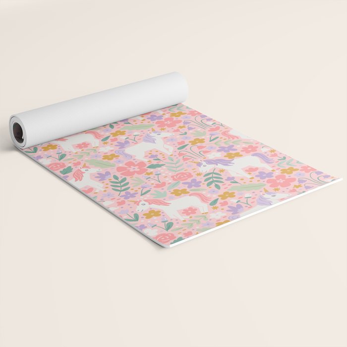 Unicorn Garden Yoga Mat Gallery Image 2